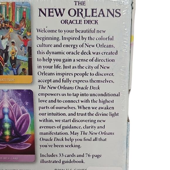 The New Orleans Oracle Deck Artwork Design Illustrated Cards w/Guidebook (NIB) - Picture 3 of 4